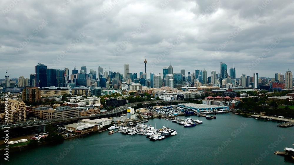 Aerial Views of Sydney City and Suburbia