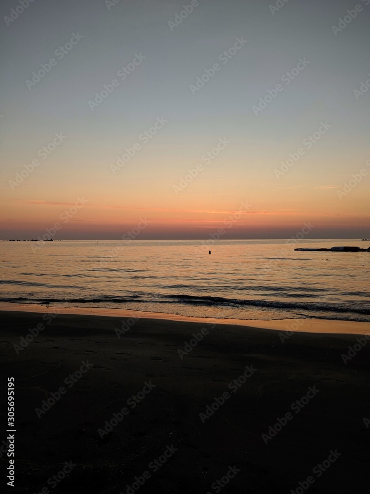 Sunrise on beach