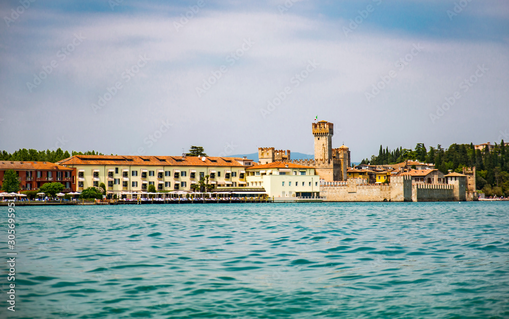 Sirmione town in north part of Italy