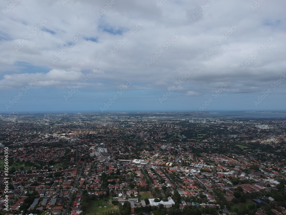 Aerial Views of Sydney City and Suburbia