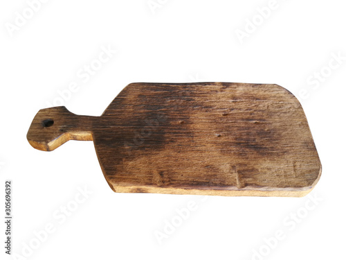 cutting board isolated on white background