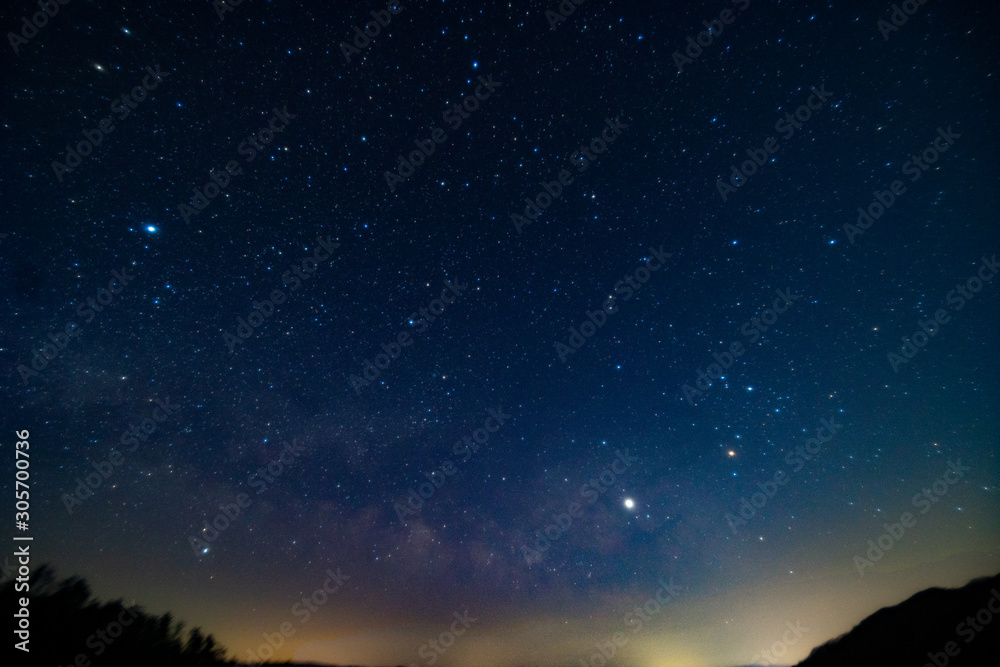 night sky with stars 