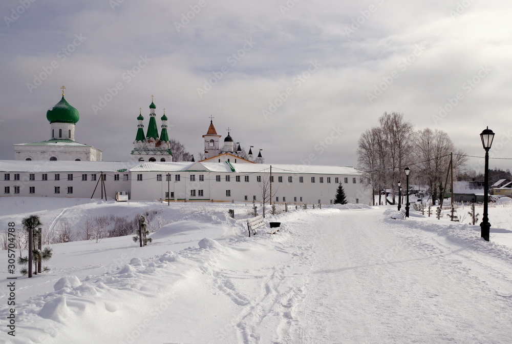 Alexander-Svirsky Orthodox Monastery in Russia