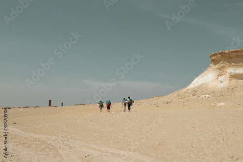 Walking The Desert in Qatar