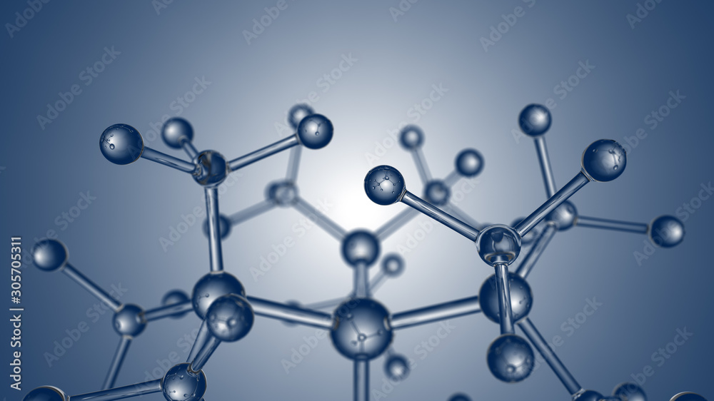 Molecular structure of microcrystalline molecular model Molecular structure of microcrystalline molecular model
