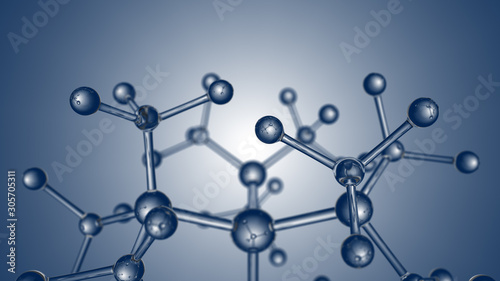 Molecular structure of microcrystalline molecular model