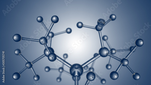 Molecular structure of microcrystalline molecular model