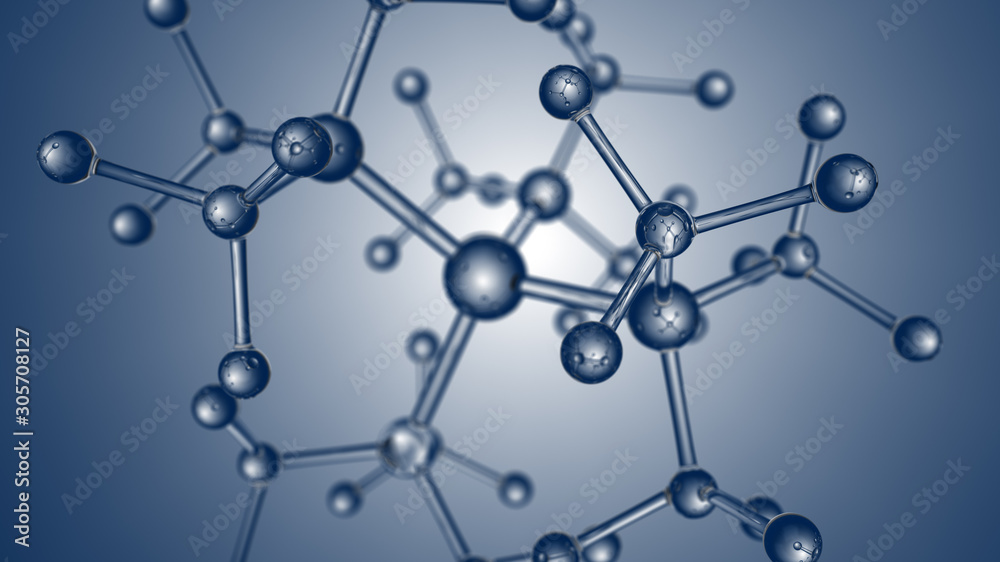 Molecular structure of microcrystalline molecular model
