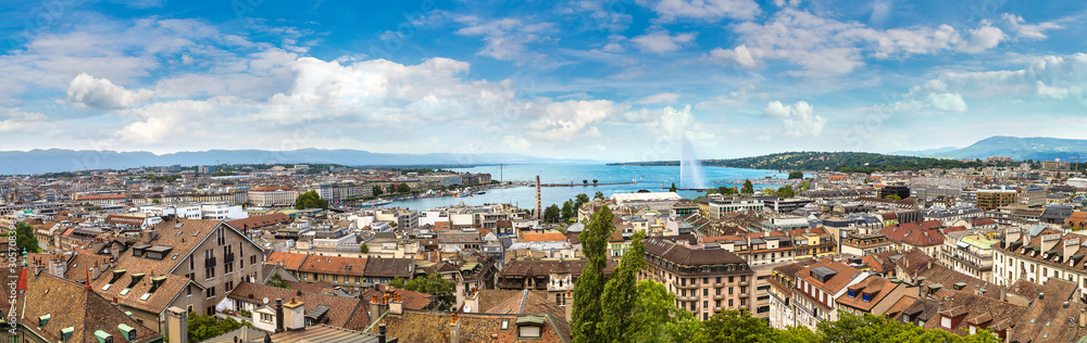 Panoramic view of Geneva