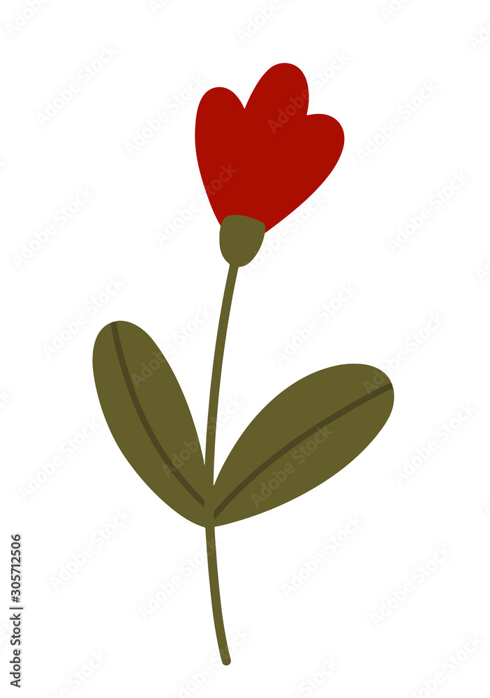 Buttercup flower or Crowfoot vector illustration isolated on white background, ink sketch, decorative herbal colorful doodle, line art for design medicine, wedding invitation, greeting card, cosmetic 