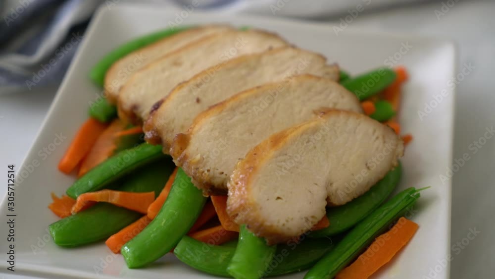 grilled chicken with green peas and carrot grilled chicken with green peas and carrot