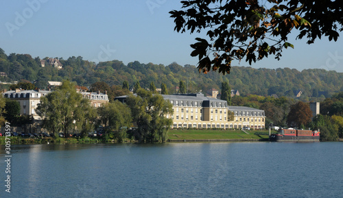 Les Mureaux; France - september 29 2011 : Seine riverside