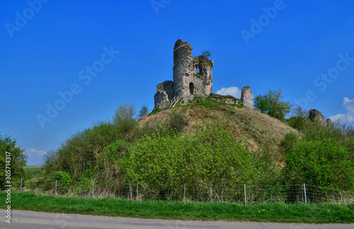 Chateau sur Epte, France - april 3 2017 : castle photo