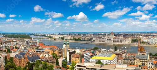 Panoramic view of  Budapest