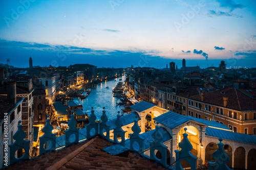 VENICE, ITALY - December 21, 2017 : Venice City View, ITALY