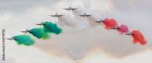 Frecce Tricolori display team letterbox crop