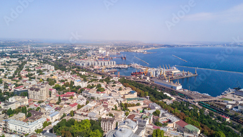 Aerial view of Odessa historical city centre in Ukraine © F8  \ Suport Ukraine
