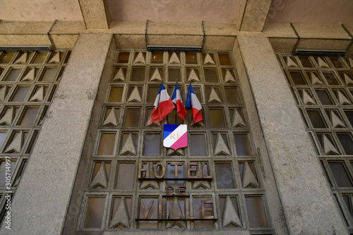 Les Andelys; France - july 2 2019 : town hall photo