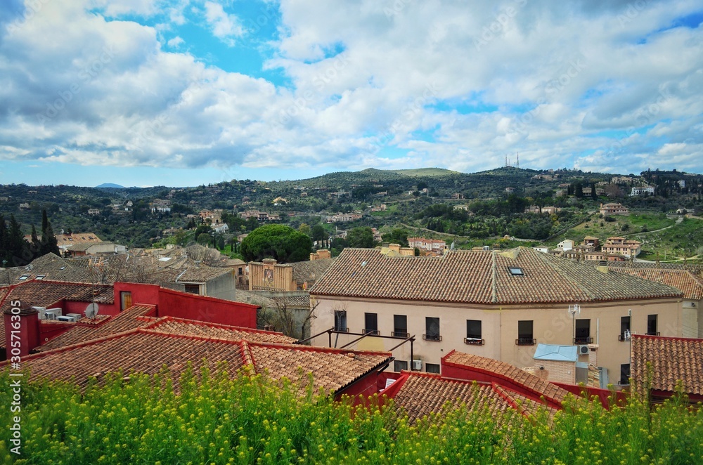 Beautiful panoramic view of Toledo, Spain Beautiful panoramic view of Toledo, Spain