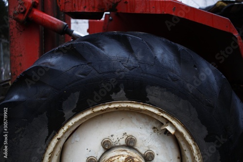 wheel of a car