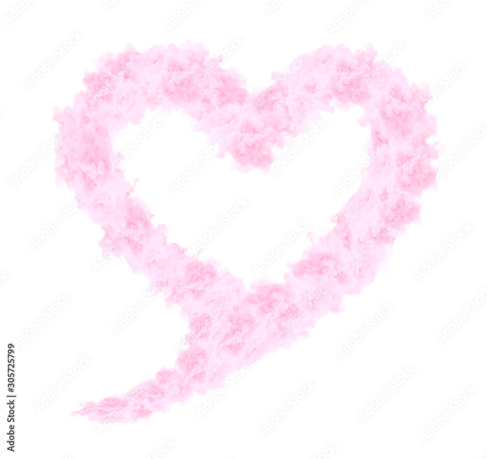 Heart ピンクのふわふわハート バレンタイン 結婚式 家族愛 全ての愛に