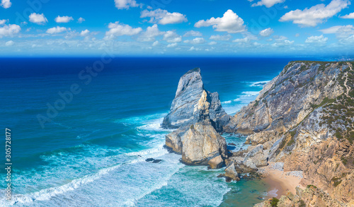 Atlantic ocean coast in Portugal