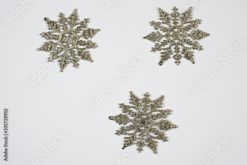 christmas tree decoration on white background