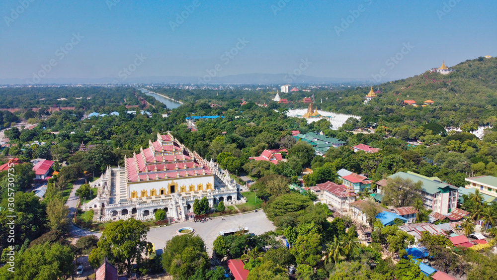 MANDALAY/MYANMAR(BURMA) - 26th Nov, 2019 : Mandalay is a second largest city of Myanmar(Burma). 