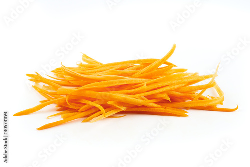 carrot isolated on a white background,element of food healthy nutrients and fruit healthy concept
