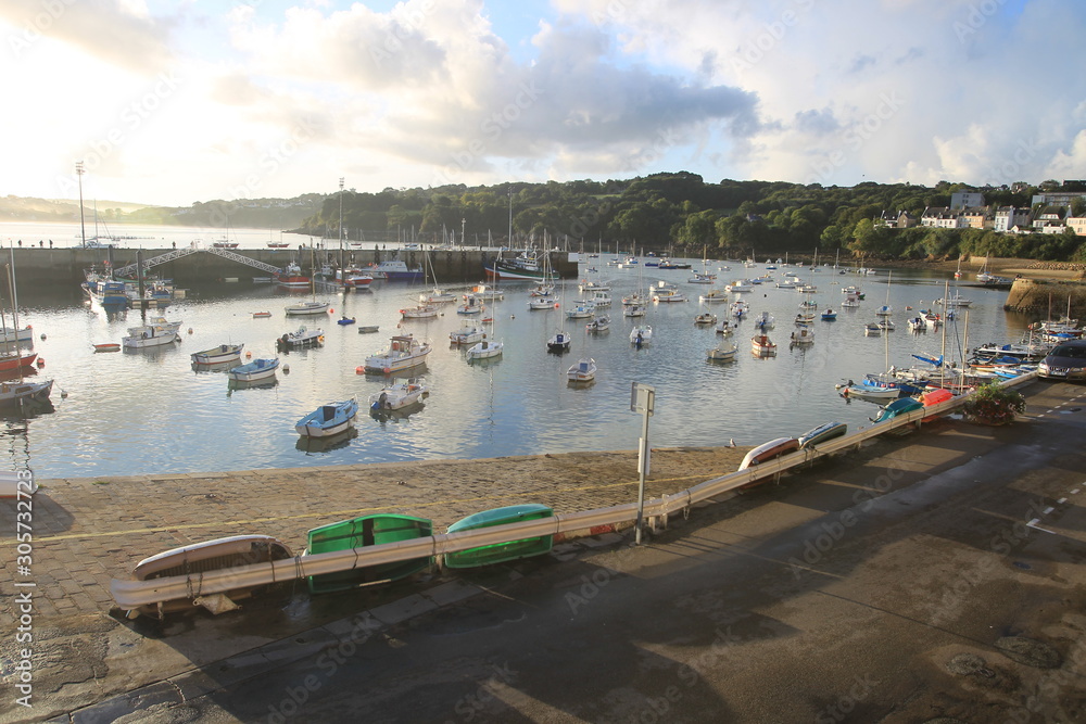 Naklejka premium Port du Rosmeur à Douarnenez