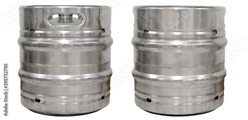 Photos Beer keg isolated on white background