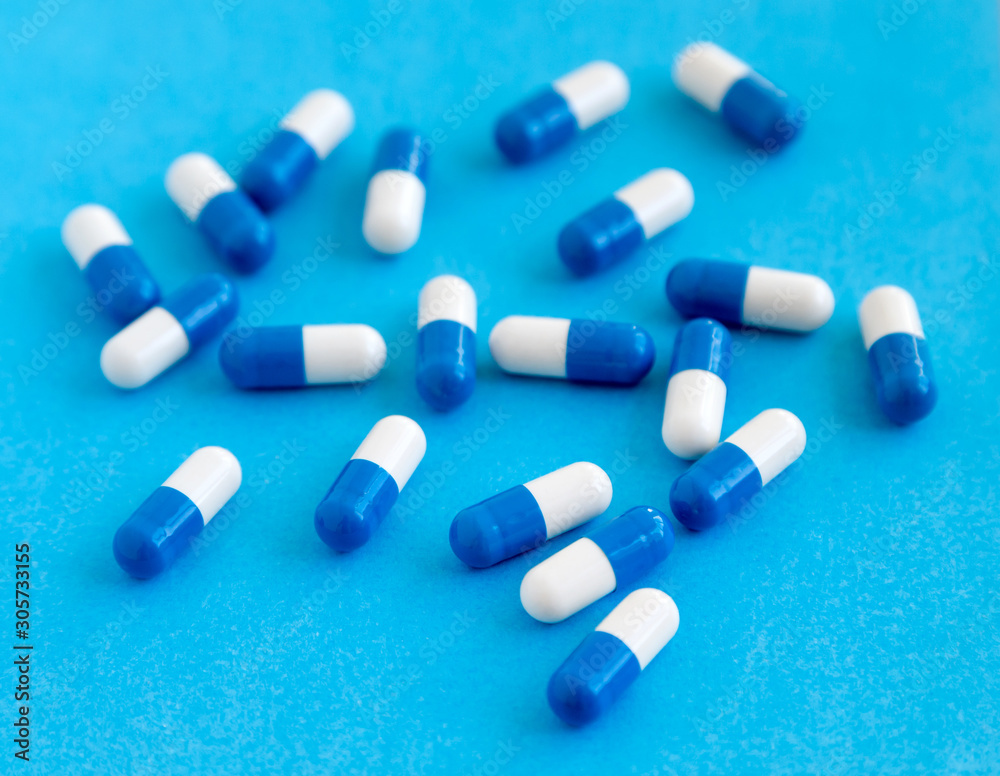 Daily vitamins to maintain a good health, morning routine.