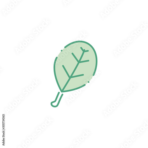 vegetable spinach fill style icon