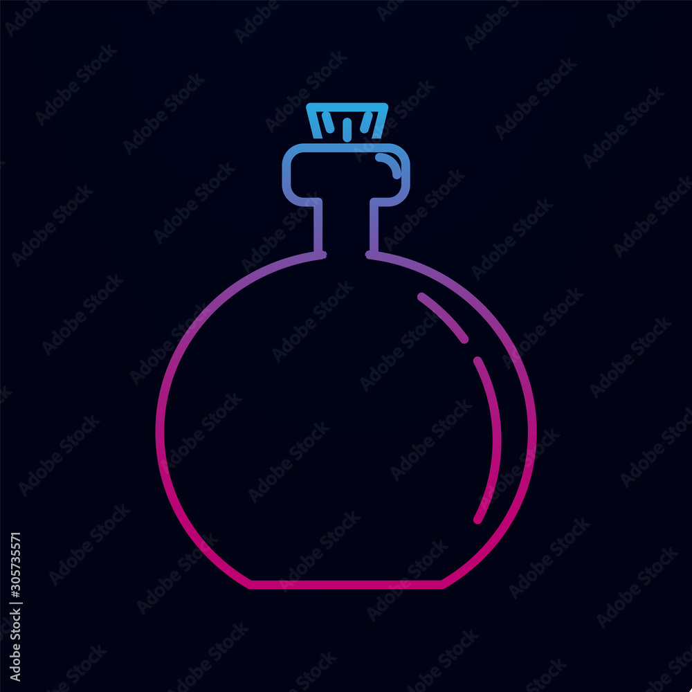 Oil bottle nolan icon. Simple thin line, outline vector of kitchen icons for ui and ux, website or mobile application