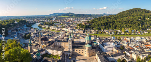 Panoramic view of Salzburg