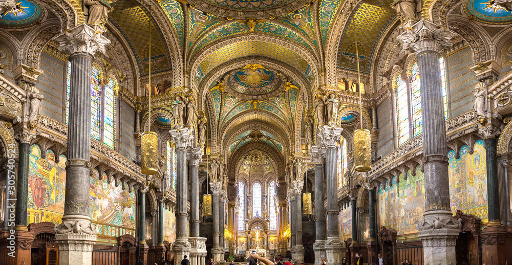 Notre Dame de Fourviere in Lyon