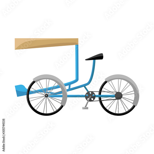 Vector illustration of bike and transport logo. Collection of bike and bicycle stock symbol for web.