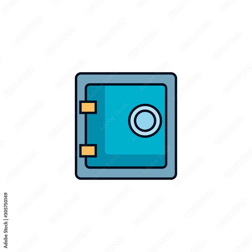 cyber security box safety detailed style icon cyber security box safety detailed style icon