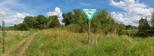 Ein Naturschutzgebiet am Fluß Nidda in Frankfurt am Main photo