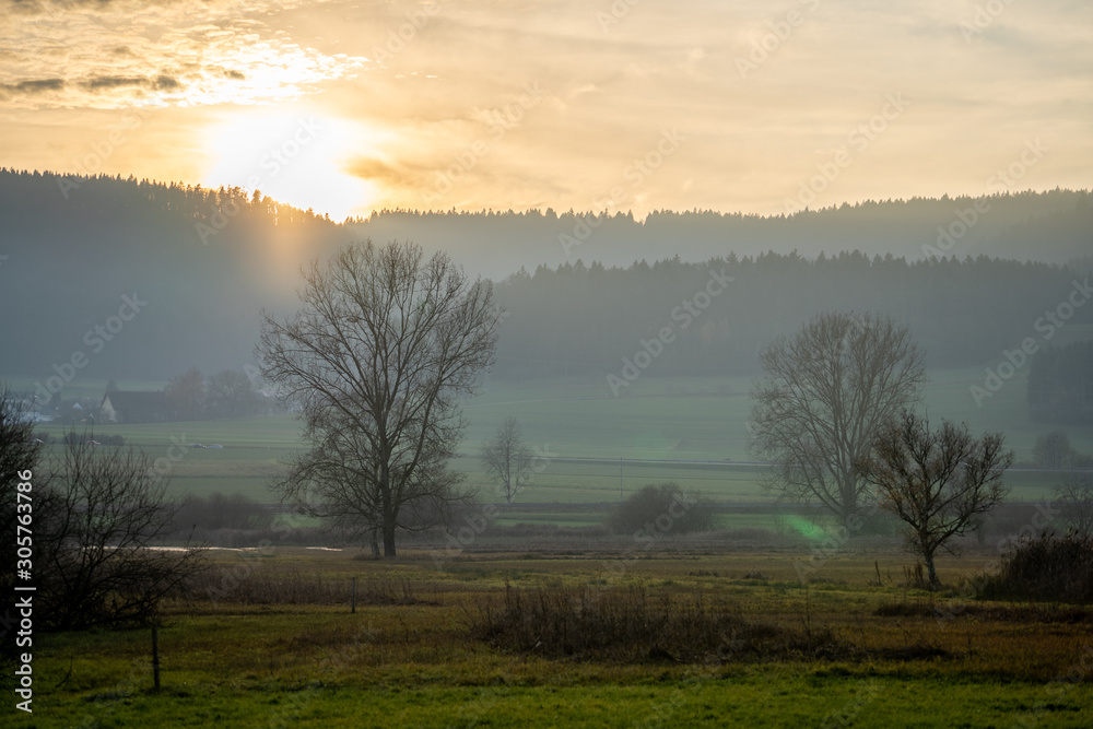 Fototapeta premium Herbst in Baden-Württemberg