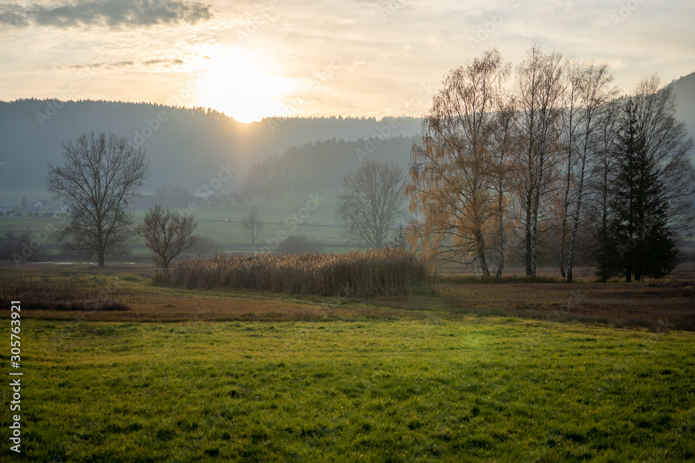 Fototapeta premium Herbst in Baden-Württemberg