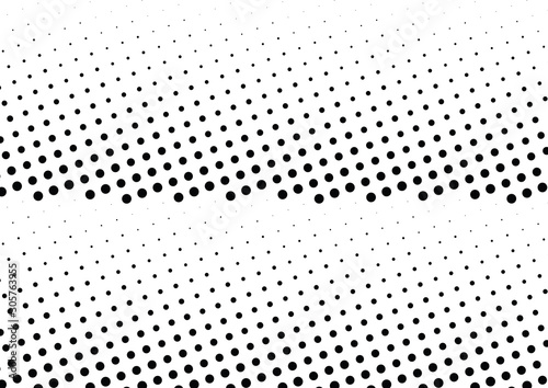 Abstract halftone dotted background. Futuristic grunge pattern  dot and circles.  Vector modern optical pop art texture for posters  sites  business cards  cover  postcards  labels  stickers layout.