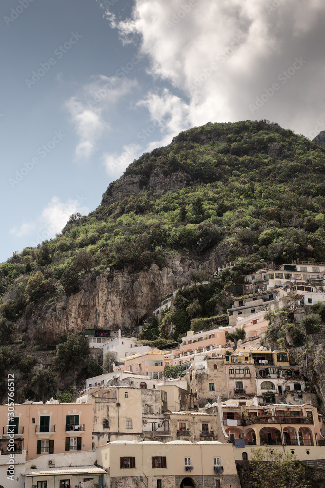 cliffside village on southern Italy's Amalfi Coast