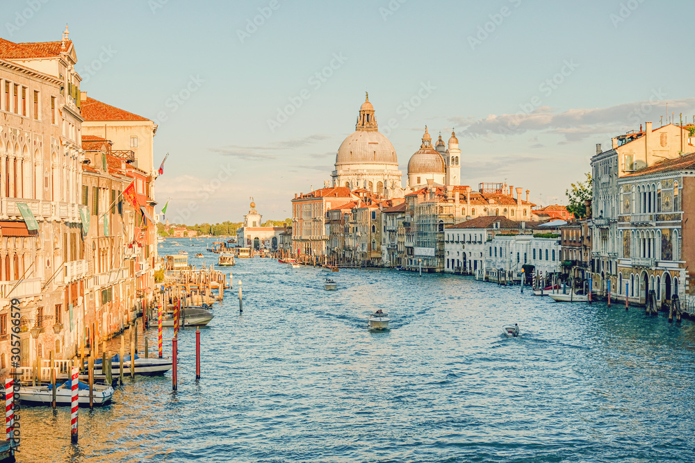 Grand Canal Venice Italy.