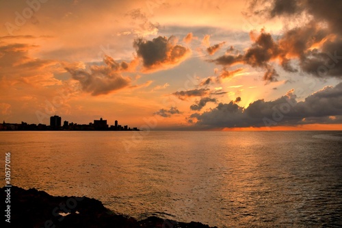 beautiful corners and colorful streets, five hundredth anniversary of Havana, sunset from the Malecon