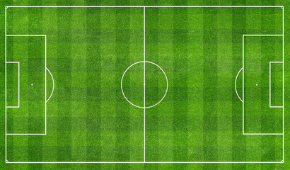 football  field top view