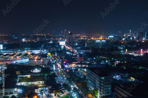 bangkok city at night © banlai