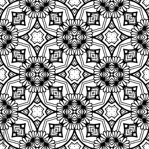 black and white batik pattern background , Batik Indonesian is a technique of wax-resist dyeing applied to whole cloth