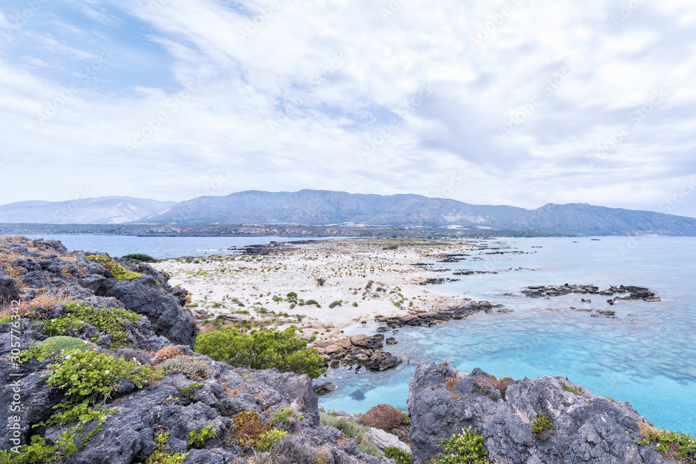 Elafonissi, lagon d'Elafonissi, Crète Elafonissi, lagon d'Elafonissi, Crète
