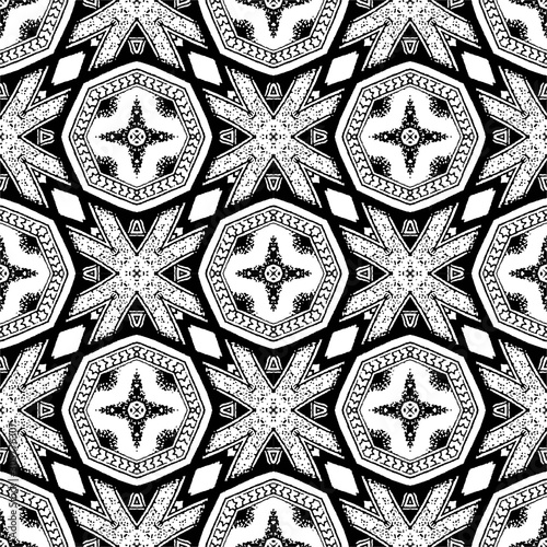 black and white batik pattern background , Batik Indonesian is a technique of wax-resist dyeing applied to whole cloth